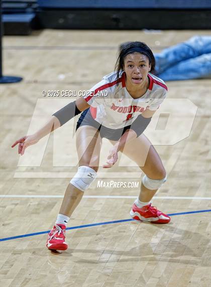 Thumbnail 1 in McIntosh vs. Woodward Academy (GHSA AAAAA State Volleyball Final) photogallery.