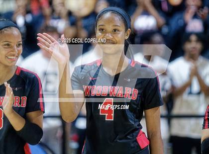 Thumbnail 2 in McIntosh vs. Woodward Academy (GHSA AAAAA State Volleyball Final) photogallery.