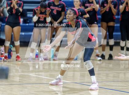 Thumbnail 1 in McIntosh vs. Woodward Academy (GHSA AAAAA State Volleyball Final) photogallery.
