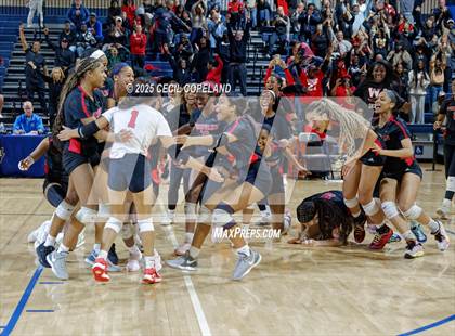 Thumbnail 1 in McIntosh vs. Woodward Academy (GHSA AAAAA State Volleyball Final) photogallery.