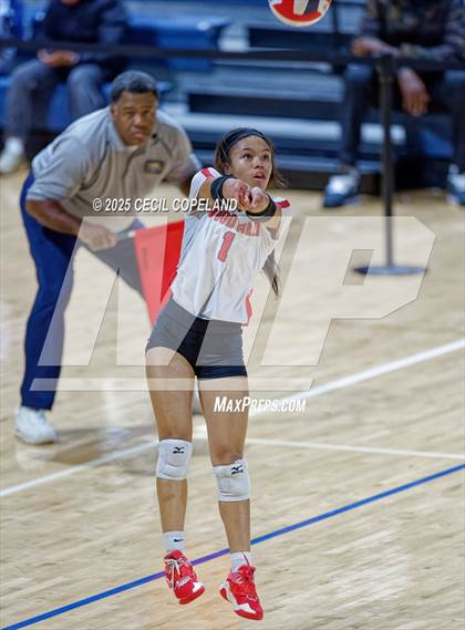Thumbnail 3 in McIntosh vs. Woodward Academy (GHSA AAAAA State Volleyball Final) photogallery.