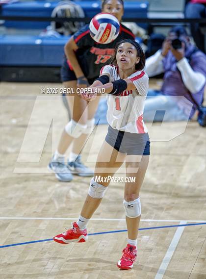 Thumbnail 2 in McIntosh vs. Woodward Academy (GHSA AAAAA State Volleyball Final) photogallery.