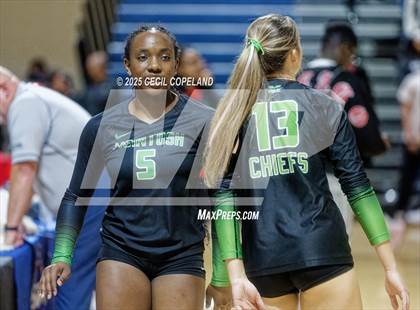 Thumbnail 1 in McIntosh vs. Woodward Academy (GHSA AAAAA State Volleyball Final) photogallery.