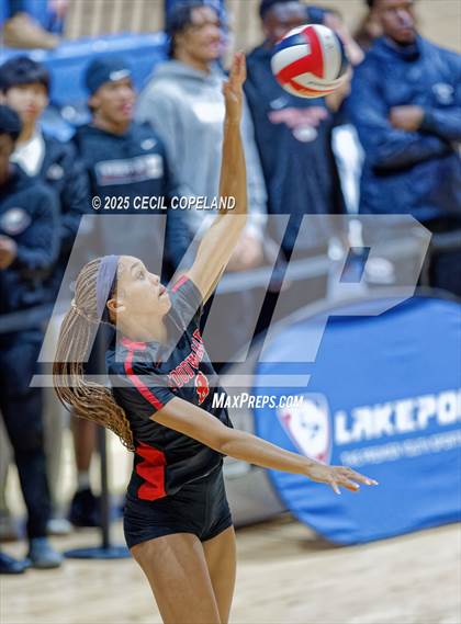 Thumbnail 1 in McIntosh vs. Woodward Academy (GHSA AAAAA State Volleyball Final) photogallery.