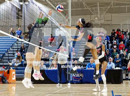 Thumbnail 2 in McIntosh vs. Woodward Academy (GHSA AAAAA State Volleyball Final) photogallery.