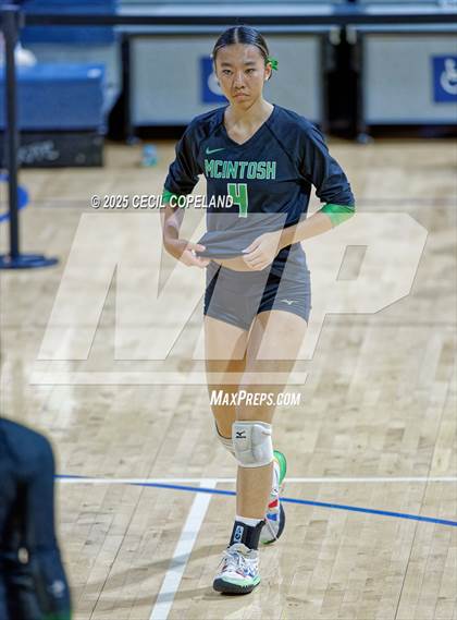 Thumbnail 3 in McIntosh vs. Woodward Academy (GHSA AAAAA State Volleyball Final) photogallery.