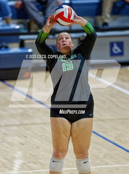 Thumbnail 3 in McIntosh vs. Woodward Academy (GHSA AAAAA State Volleyball Final) photogallery.