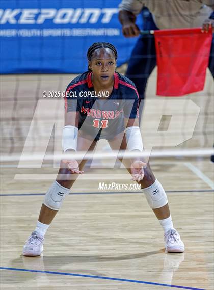 Thumbnail 2 in McIntosh vs. Woodward Academy (GHSA AAAAA State Volleyball Final) photogallery.