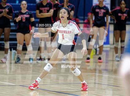 Thumbnail 3 in McIntosh vs. Woodward Academy (GHSA AAAAA State Volleyball Final) photogallery.