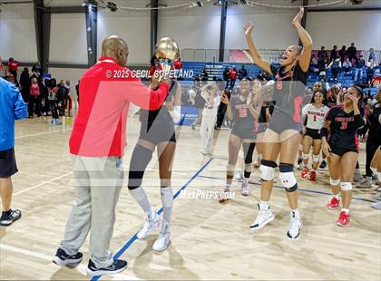 Thumbnail 2 in McIntosh vs. Woodward Academy (GHSA AAAAA State Volleyball Final) photogallery.