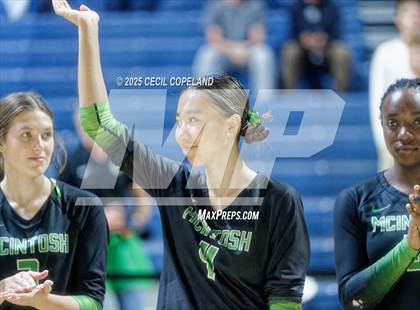 Thumbnail 1 in McIntosh vs. Woodward Academy (GHSA AAAAA State Volleyball Final) photogallery.