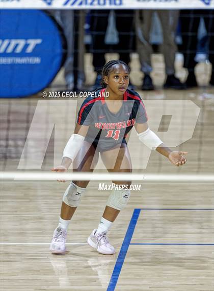 Thumbnail 2 in McIntosh vs. Woodward Academy (GHSA AAAAA State Volleyball Final) photogallery.