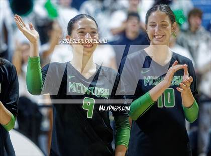 Thumbnail 2 in McIntosh vs. Woodward Academy (GHSA AAAAA State Volleyball Final) photogallery.