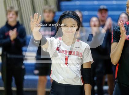 Thumbnail 2 in McIntosh vs. Woodward Academy (GHSA AAAAA State Volleyball Final) photogallery.