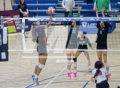 Thumbnail 2 in McIntosh vs. Woodward Academy (GHSA AAAAA State Volleyball Final) photogallery.
