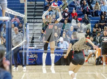 Thumbnail 3 in McIntosh vs. Woodward Academy (GHSA AAAAA State Volleyball Final) photogallery.