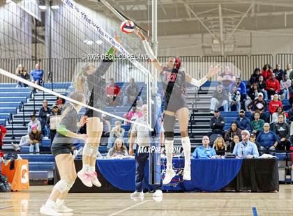 Thumbnail 3 in McIntosh vs. Woodward Academy (GHSA AAAAA State Volleyball Final) photogallery.