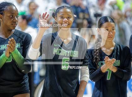 Thumbnail 2 in McIntosh vs. Woodward Academy (GHSA AAAAA State Volleyball Final) photogallery.