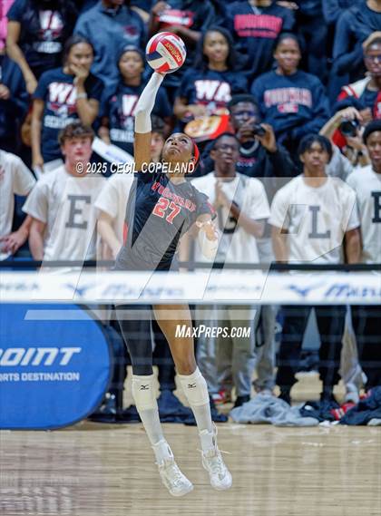 Thumbnail 1 in McIntosh vs. Woodward Academy (GHSA AAAAA State Volleyball Final) photogallery.