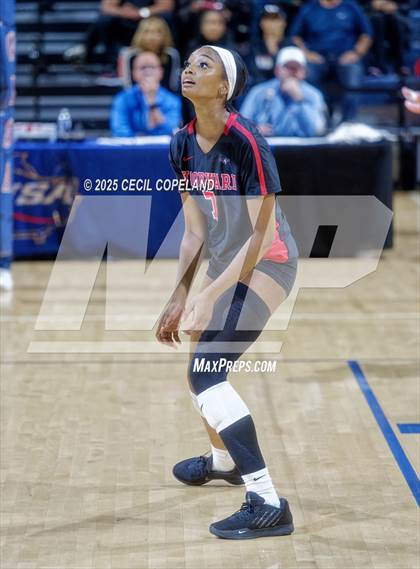 Thumbnail 1 in McIntosh vs. Woodward Academy (GHSA AAAAA State Volleyball Final) photogallery.