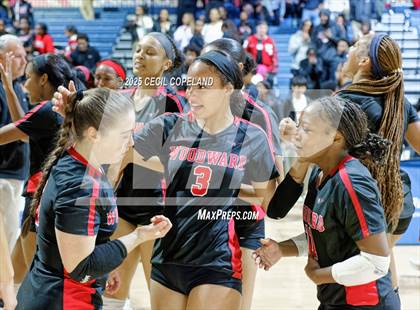 Thumbnail 3 in McIntosh vs. Woodward Academy (GHSA AAAAA State Volleyball Final) photogallery.