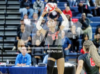 Thumbnail 2 in McIntosh vs. Woodward Academy (GHSA AAAAA State Volleyball Final) photogallery.
