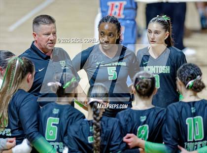 Thumbnail 3 in McIntosh vs. Woodward Academy (GHSA AAAAA State Volleyball Final) photogallery.