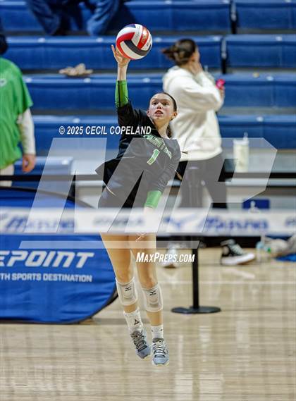 Thumbnail 1 in McIntosh vs. Woodward Academy (GHSA AAAAA State Volleyball Final) photogallery.