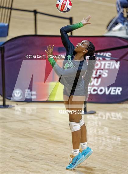 Thumbnail 3 in McIntosh vs. Woodward Academy (GHSA AAAAA State Volleyball Final) photogallery.