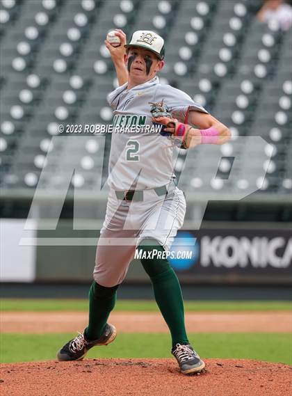 Thumbnail 3 in Harleton vs. Shiner (UIL 2A Baseball State Final)  photogallery.