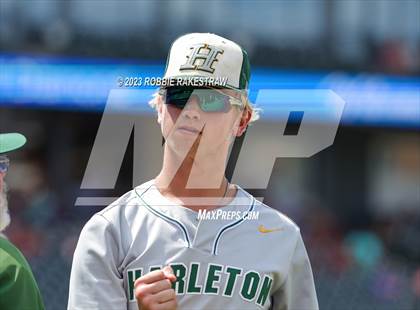 Thumbnail 2 in Harleton vs. Shiner (UIL 2A Baseball State Final)  photogallery.