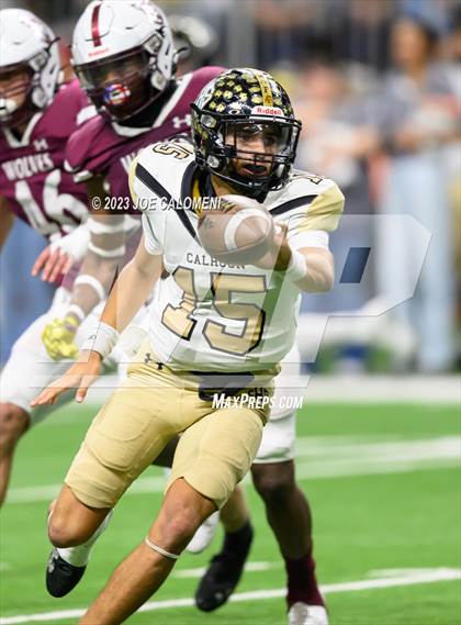 Thumbnail 2 in Calhoun vs Davenport (UIL 4A Region 4 Division 1 Quarterfinal) photogallery.