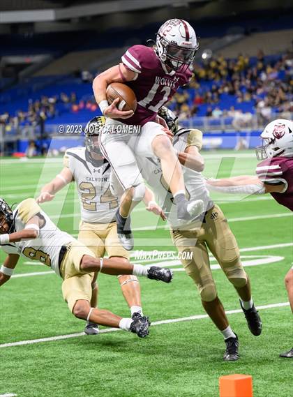 Thumbnail 3 in Calhoun vs Davenport (UIL 4A Region 4 Division 1 Quarterfinal) photogallery.