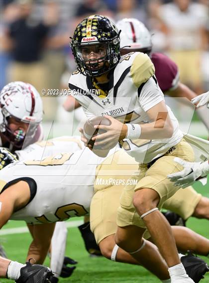 Thumbnail 3 in Calhoun vs Davenport (UIL 4A Region 4 Division 1 Quarterfinal) photogallery.