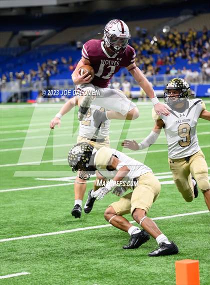 Thumbnail 1 in Calhoun vs Davenport (UIL 4A Region 4 Division 1 Quarterfinal) photogallery.