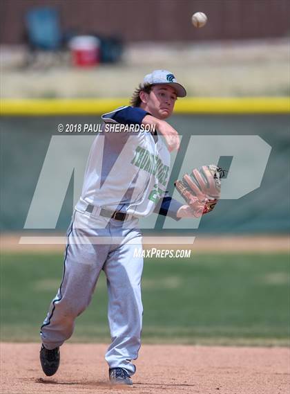 Thumbnail 2 in Chatfield vs. ThunderRidge (CHSAA 5A Regional Playoff) photogallery.