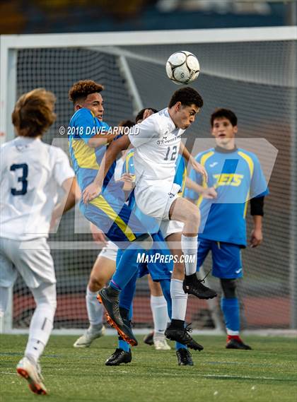 Thumbnail 2 in St. John's Prep @ East Boston (MIAA Division1 North Semifinal) photogallery.
