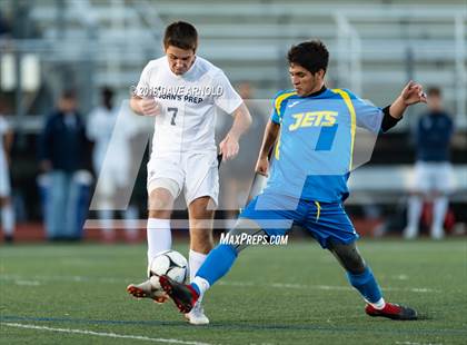 Thumbnail 1 in St. John's Prep @ East Boston (MIAA Division1 North Semifinal) photogallery.