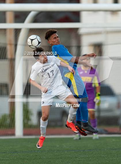 Thumbnail 2 in St. John's Prep @ East Boston (MIAA Division1 North Semifinal) photogallery.