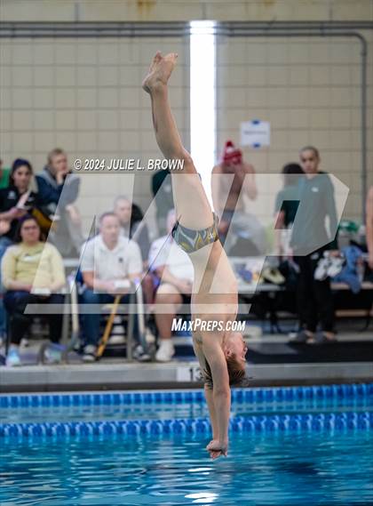 Thumbnail 1 in IHSAA Section 9 (1 Meter Diving Finals) photogallery.