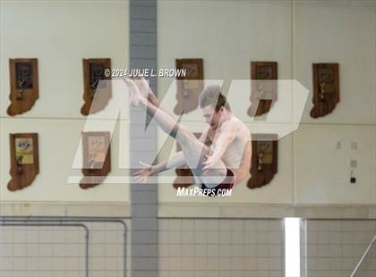 Thumbnail 2 in IHSAA Section 9 (1 Meter Diving Finals) photogallery.