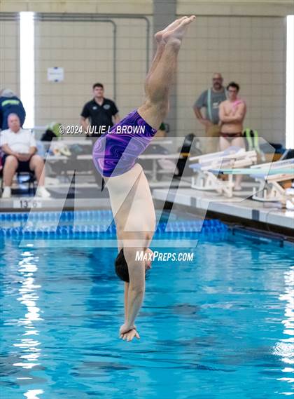 Thumbnail 3 in IHSAA Section 9 (1 Meter Diving Finals) photogallery.