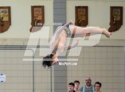 Thumbnail 2 in IHSAA Section 9 (1 Meter Diving Finals) photogallery.