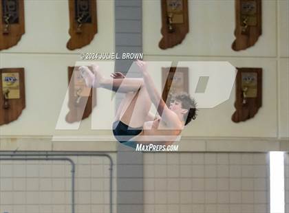 Thumbnail 3 in IHSAA Section 9 (1 Meter Diving Finals) photogallery.