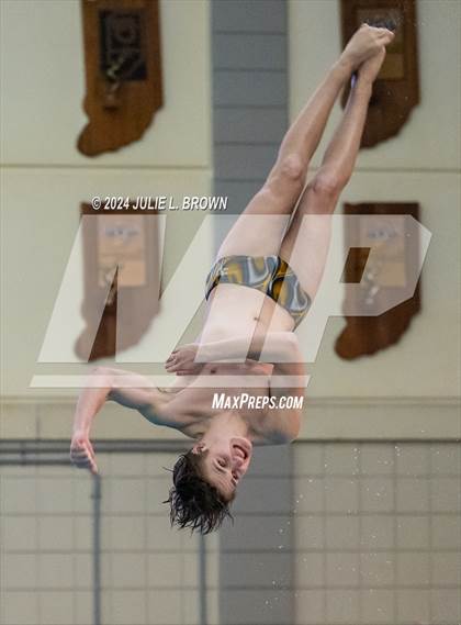 Thumbnail 3 in IHSAA Section 9 (1 Meter Diving Finals) photogallery.