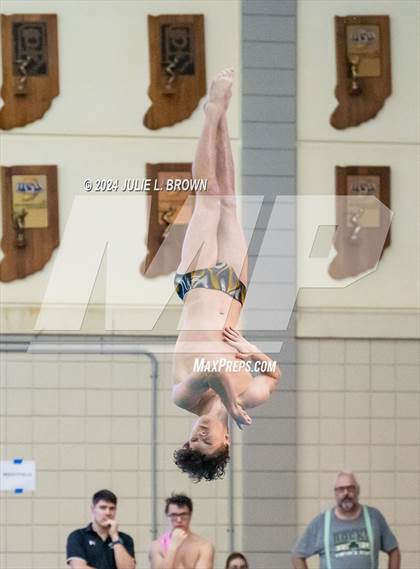 Thumbnail 1 in IHSAA Section 9 (1 Meter Diving Finals) photogallery.