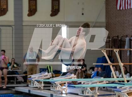 Thumbnail 1 in IHSAA Section 9 (1 Meter Diving Finals) photogallery.