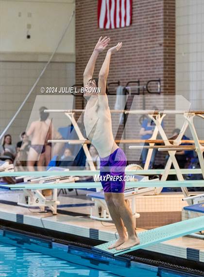 Thumbnail 1 in IHSAA Section 9 (1 Meter Diving Finals) photogallery.