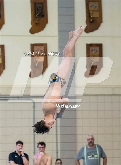 Thumbnail 3 in IHSAA Section 9 (1 Meter Diving Finals) photogallery.