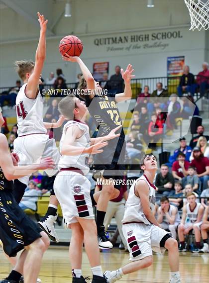 Thumbnail 1 in Quitman vs. White County Central (AAA 2A District Playoff) photogallery.